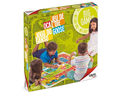 JEU DE L'OIE CULTURE CLUB TAPIS PLASTIQUE 1X1M COLOR GRAND D