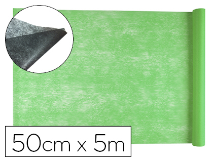 TISSU NON TISS LIDERPAPEL COSTUMES ACCESSOIRES CHEMIN DE TABLE ROULEAU 0.42X5M COLORIS VERT