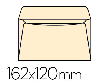 POCHETTE GPV POLYTHYLNE ADHSIVE 120X162MM TRANSPARENTE BOTE 1000 UNITS