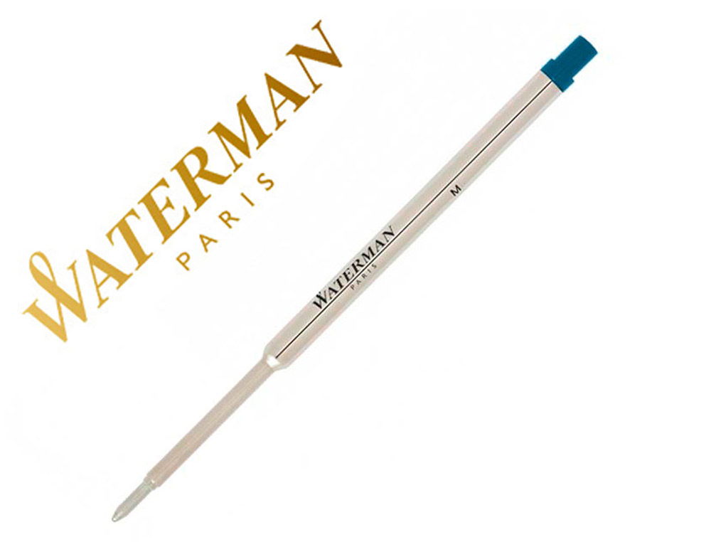 RECHARGE WATERMAN STYLO-BILLE MAXIMA LARGEUR MOYENNE COLORIS BLEU
