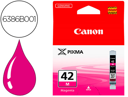CARTOUCHE CANON JET D'ENCRE CLI-42M CANON PIXMA PRO-100/100S COLORIS MAGENTA 600P