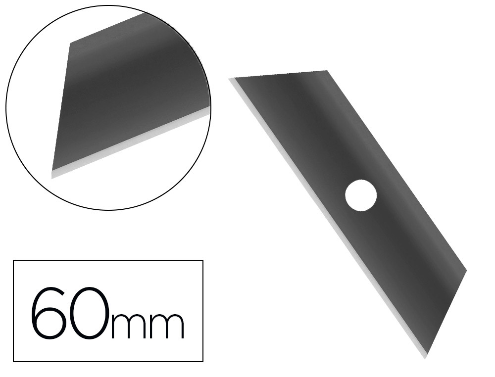 LAMES Q-CONNECT POUR CUTTER KF14624 BLISTER 5 UNITES