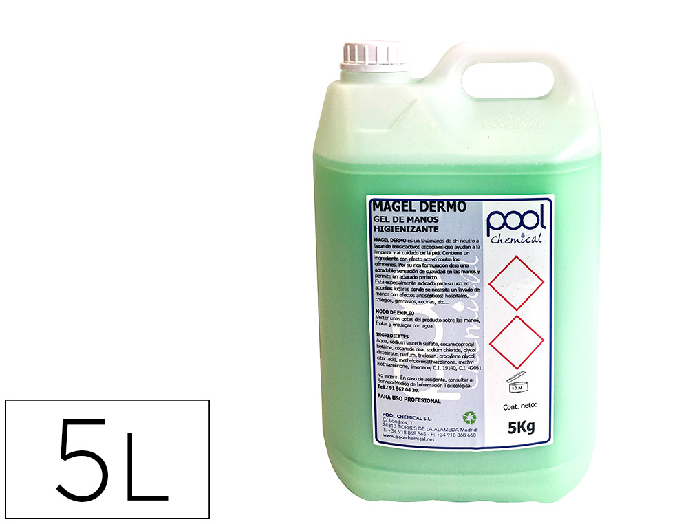 SAVON A MAIN NETTOYANT BACTERICIDE CARAFE DE 5       LITRES