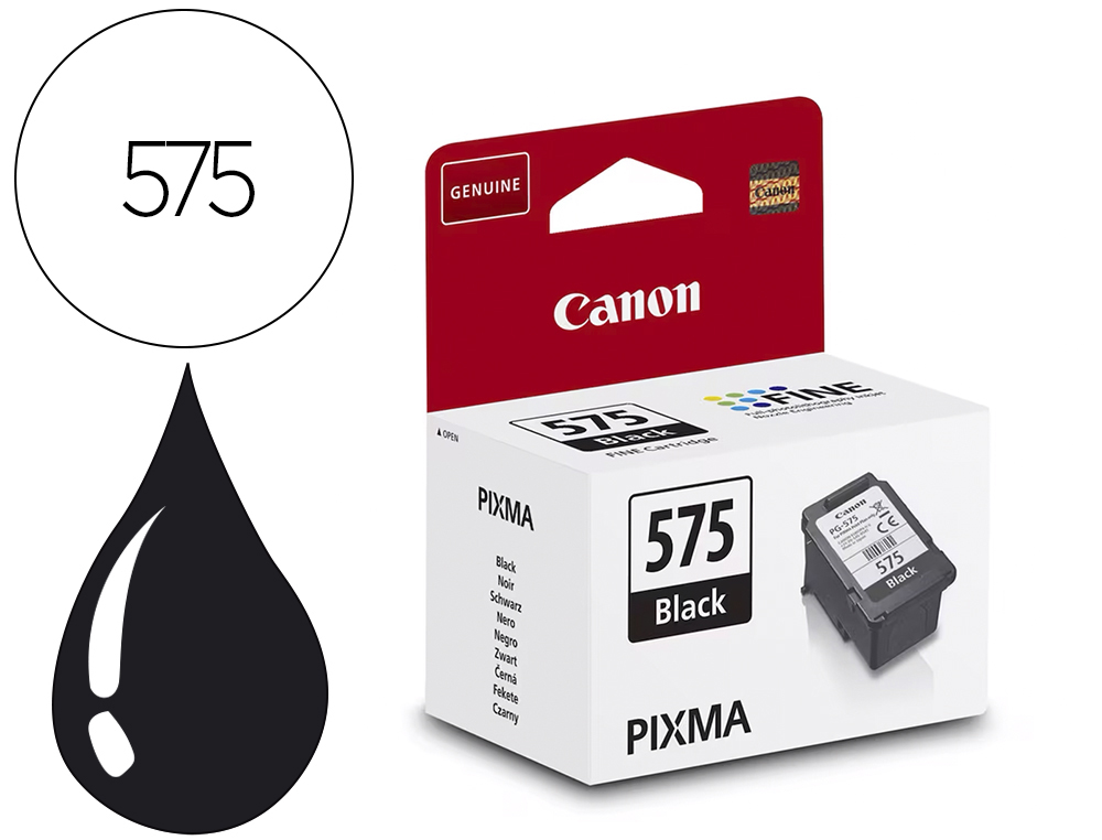 CARTOUCHE CANON JET D'ENCRE ORIGINAL 5438C001 PG-575 100P NOIR