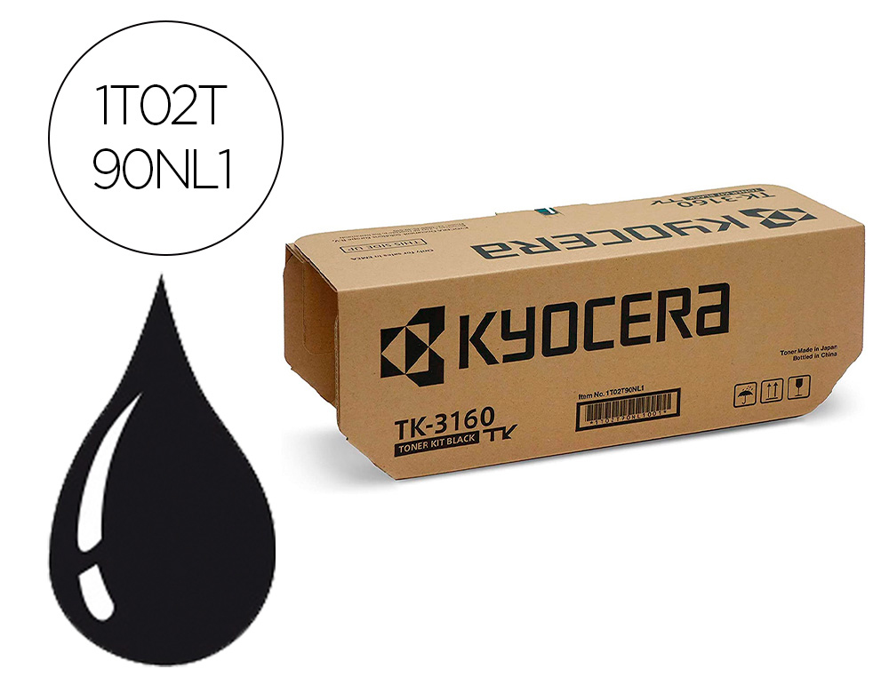 TONER KYOCERA ECOSYS P3045DN NOIR  TK-3160