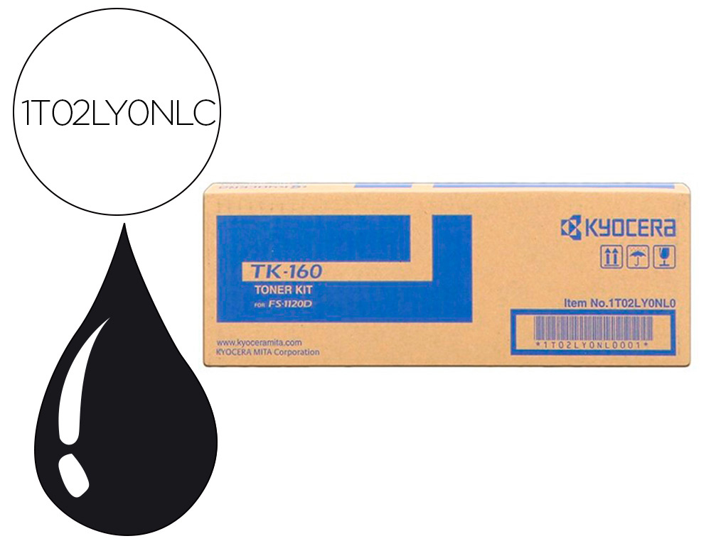 TONER KYOCERA -MITA FS-1120D / 1120DN NOIR  TK-160