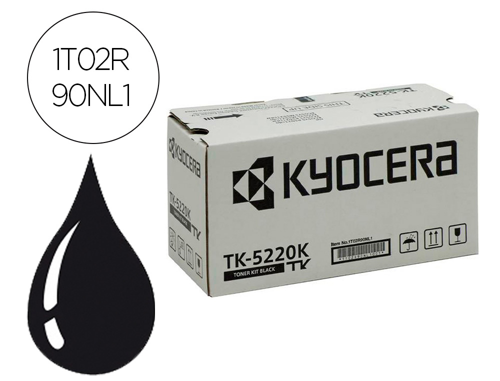 TONER KYOCERA MITA TK-5220KECOSYS M5521CDW,     ECOSYS M5521CDN NOIR 1200 PAG