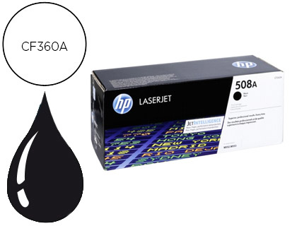 TONER LASER HP N.508A LASERJET ENTREPRISE COLOR M552/M553/M577 COULEUR NOIR 6000P