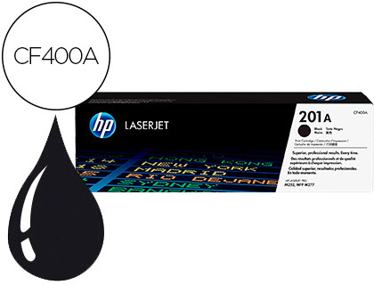 TONER LASER HP 201A POUR LASERJET PRO MFP M277/M274/M252 COULEUR NOIR 1500P