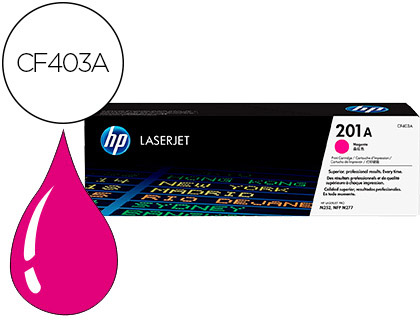 TONER LASER HP 201A POUR LASERJET PRO MFP M277/M274/M252 COULEUR MAGENTA 1500P