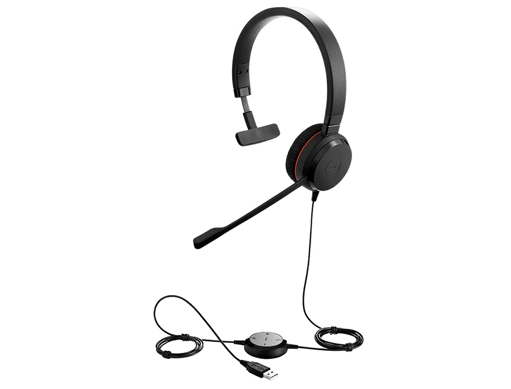 CASQUE FILAIRE JABRA EVOLVE 20 MONO MS USB CONNECTION     BLUETOOTH