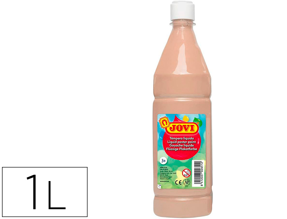 GOUACHE JOVI LIQUIDE BOUTEILLE 1000 ML. CHAIR.