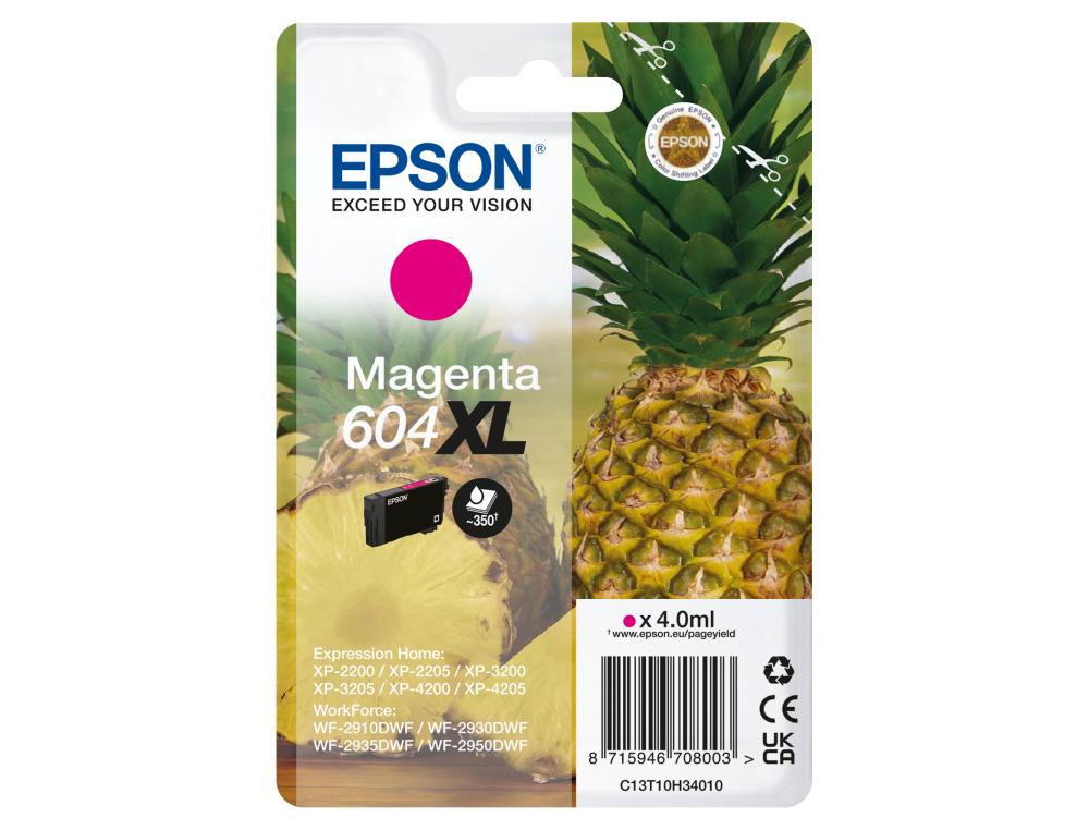 CARTOUCHE EPSON JET D'ENCRE ANANAS 10H34010  XL 8,9 ML    500P COULEUR MAGENTA