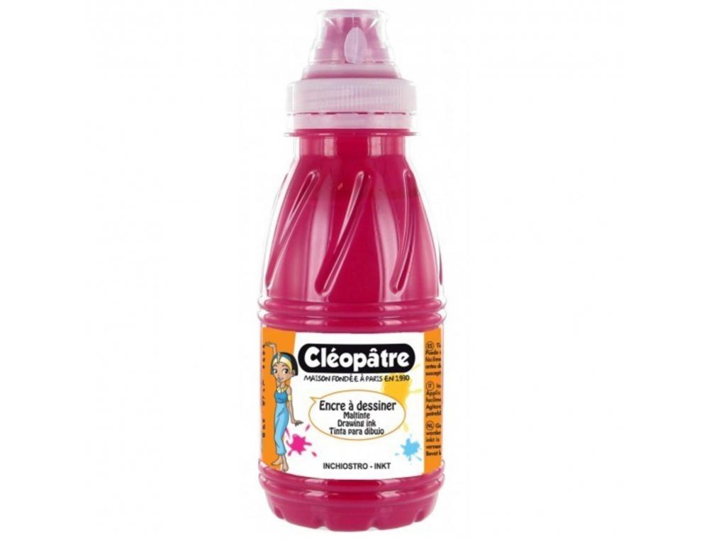 ENCRE A DESSINER CLEOPATRE MULTISUPPORTS DILUABLE A L    EAU FLACON DE 500 ML COLORIS  MAGENTA