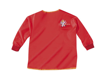 TABLIER ENFANT JPC IMPERMABLE 3/5 ANS MANCHES LONGUES LASTIQUES 2 POINTS ACCROCHE DOS