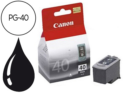 CARTOUCHE CANON JET D'ENCRE 0615 B001-PG40 COULEUR NOIR 195P