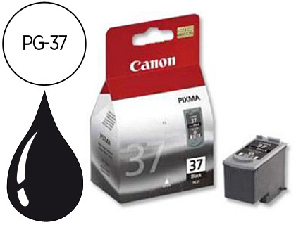 CARTOUCHE CANON JET D'ENCRE 2145 B001-PG37 COULEUR NOIR 220P