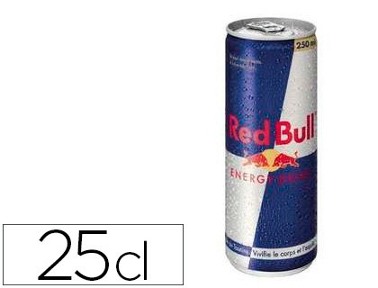 BOISSON RED BULL NERGISANTE CANETTE 25CL