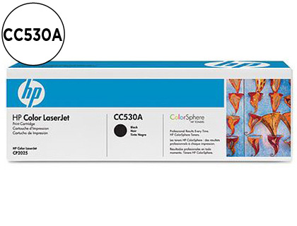 TONER LASER HP 304A CC530A POUR COLOR LASERJET CM2320MFP/CP2025 COULEUR NOIR 3500P