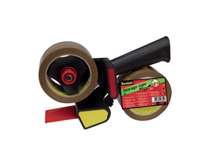 DVIDOIR EMBALLAGE SCOTCH PROMOPACK MANUEL MTAL AVEC FREIN ET 2 RUBANS ADHSIFS ACRYLIQUE SANS SOLVANT 50MMX6M HAVANE