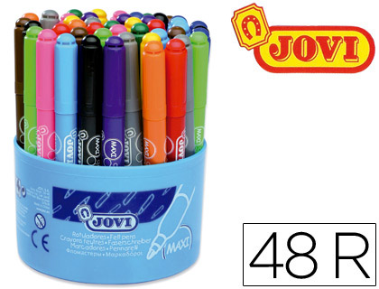 FEUTRE COLORIAGE JOVI MINE 14MM LONGUEUR 135MM POINTE LARGE POT 48 UNITS