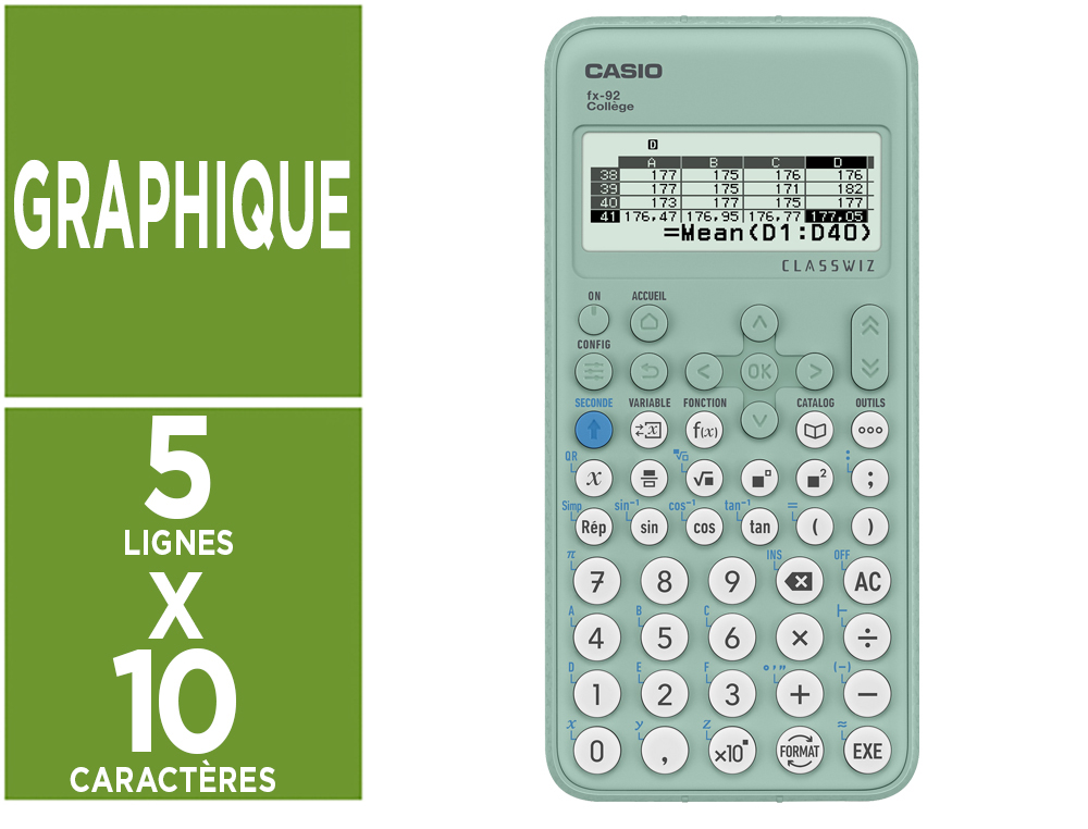 Calculette graphique scientifique - Casio | Beebs