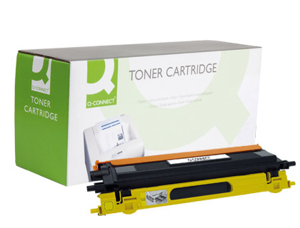 TONER LASER Q-CONNECT COMPATIBLE IMPRIMANTES BROTHER TN135Y COULEUR JAUNE HAUTE CAPACIT 4000P
