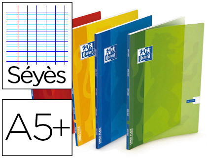 CAHIER PIQU OXFORD OPENFLEX COUVERTURE POLYPROPYLNE TRANSPARENTE RAINURE 17X22CM 96 PAGES SYS PAGE DE GARDE