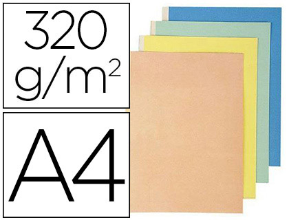 CHEMISE EXACOMPTA CARTE 240X320MM 320G DOCUMENTS A4 210X297MM SOUFFLET DOS TOIL 30MM COLORIS ASSORTIS PAQUET 25 UNITS