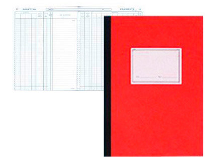 REGISTRE COMPTABLE PIQU ELVE 13 COLONNES/PAGE 25F 320X250MM
