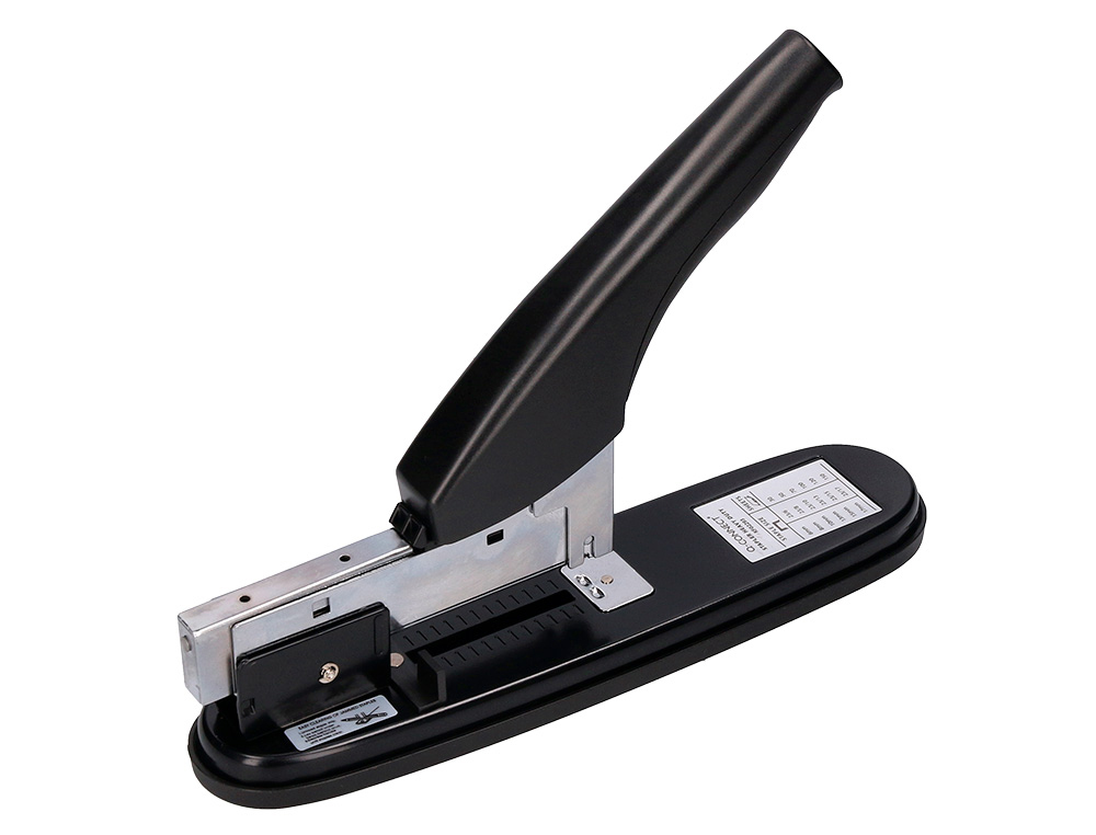AGRAFEUSE Q-CONNECT GRANDE CAP ACIT CONOMIQUE CAPACIT 150F COLORIS NOIR MTAL