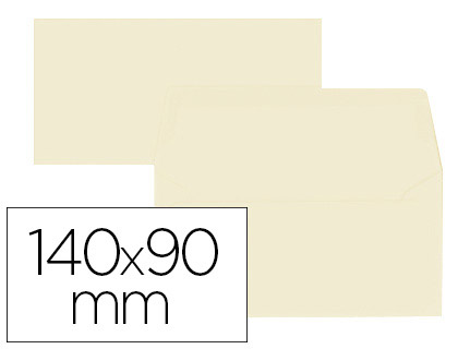 ENVELOPPE OXFORD VLIN 90X140MM 120G COLORIS VANILLE TUI 20 UNITS