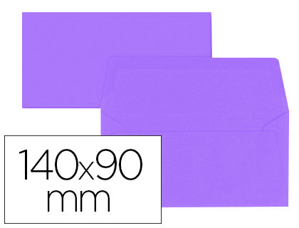 ENVELOPPE OXFORD VLIN 90X140MM 120G COLORIS VIOLET TUI 20 UNITS