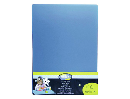 SET TABLE MAILDOR POLYPROPYLNE 40X30CM PAQUET 10 UNITS