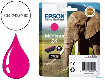 CARTOUCHE EPSON T2423 JET D'ENCRE C13T24234010 COULEUR MAGENTA 360P