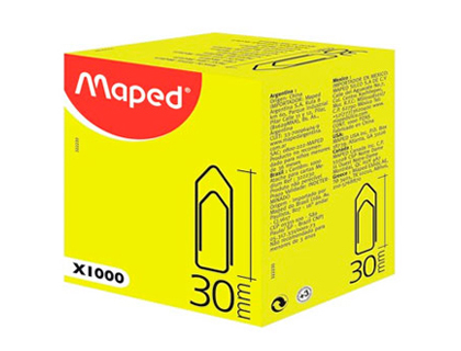 TROMBONE MAPED NICKEL 30MM BOTE CARTON 1000 UNITS