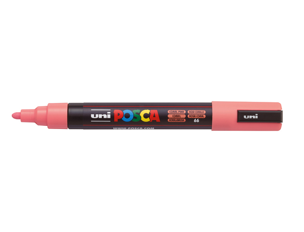 MARQUEUR POSCA POINTE CONIQUE MOYENNE COLORIS CORAIL