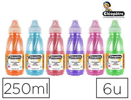 ENCRE  DESSINER CLOPTRE NACRE COLORIS ORANGE TURQUOISE ROUGE CARMIN VIOLET ROSE TYRIEN VERT PRINTEMPS LOT 6 FLACONS
