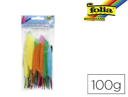 PLUME INDIENNE FOLIA 10G COLORIS ASSORTIS