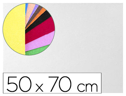 PLAQUE MOUSSE LIDERPAPEL TEXTURE SERVIETTE 50X70CM 60G/M2 PAISSEUR 2MM UNICOLORE BLANC