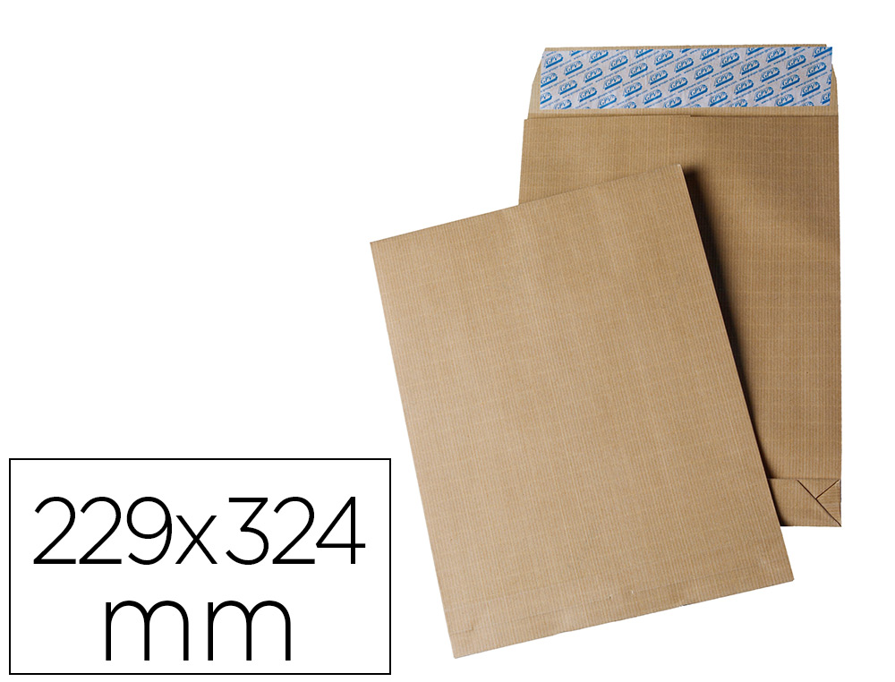 POCHETTE GPV KRAFT ARM 120G C4 229X324MM SOUFFLET 50MM PAQUET 50 UNITS