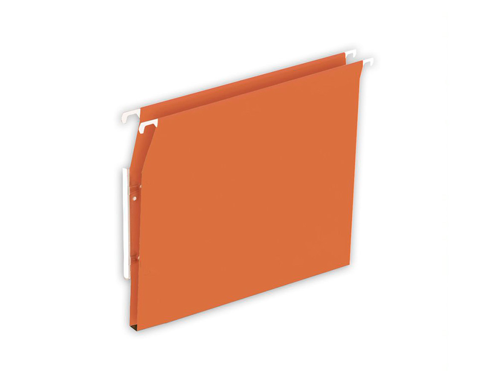 DOSSIER SUSPENDU L'OBLIQUE ECONOMIQUE KRAFT ORANGE 220G  ARMOIRE ENTRAXE 330M HAUTEUR  275MM FOND 15MM BOITE 25