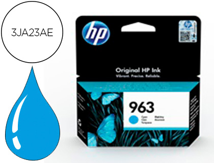 CARTOUCHE HP JET ENCRE 963 OFFICEJET PRO 9010 - 9020 /   9022 / 9023 / 9025 700 PAGES  CYAN