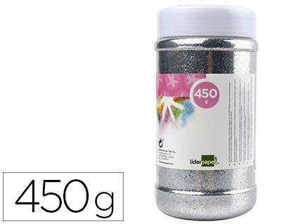 PAILLETTE FANTAISIE LIDERPAPEL COLORIS ARGENT     METALLISE - POT DE 425G