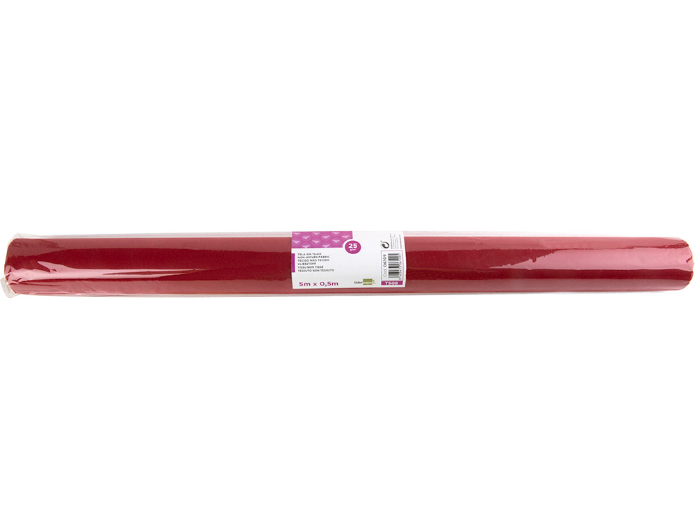 TISSU NON TISSÉ LIDERPAPEL COSTUMES ACCESSOIRES CHEMIN DE TABLE ROULEAU 0.42X5M COLORIS ROUGE