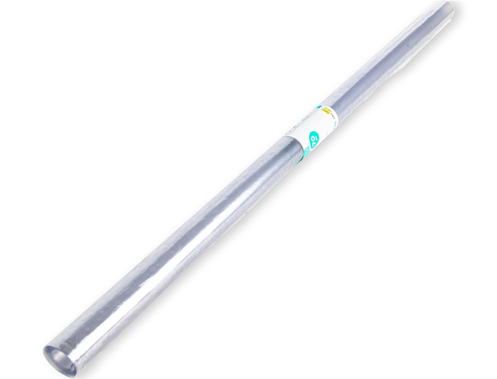 COUVRE-LIVRES LIDERPAPEL PLASTIQUE TRANSPARENT RÉSISTANT 7/100E ROULEAU 0.45X2M