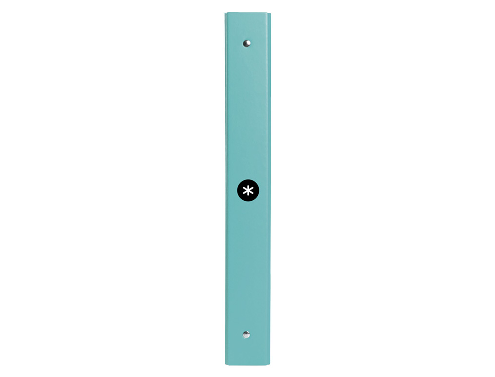 CLASSEUR ANTARTIK 4 ANNEAUX RONDS 25MM A4 CARTON REMBORDÉ COLORIS MENTHE