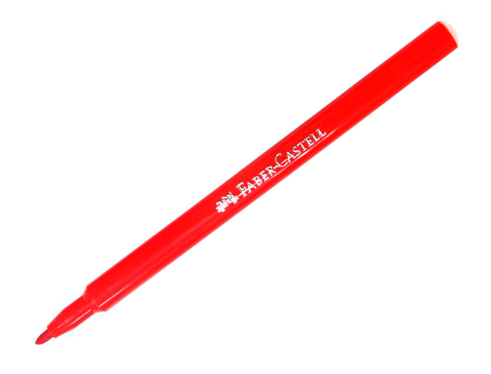 FEUTRE FABER CASTELL SCOLAIRE POINTE ROBUSTE CAPUCHON VENTILÉ LAVABLE COULEURS ASSORTIES ÉTUI 12 UNITÉS
