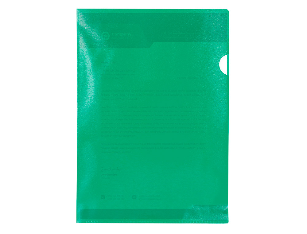 POCHETTE COIN Q-CONNECT POLYPROPYLÈNE GRAINÉ ÉCONOMIQUE 12/100E COLORIS VERT TRANSPARENT BOÎTE 100 UNITÉS