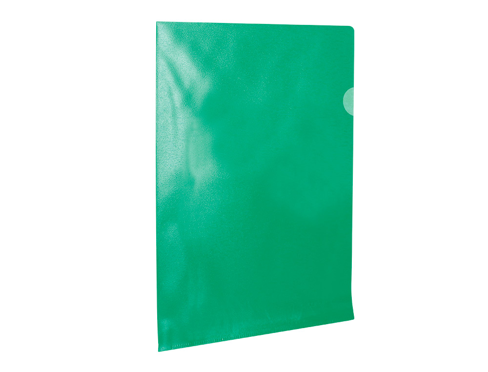 POCHETTE COIN Q-CONNECT POLYPROPYLÈNE GRAINÉ ÉCONOMIQUE 12/100E COLORIS VERT TRANSPARENT BOÎTE 100 UNITÉS
